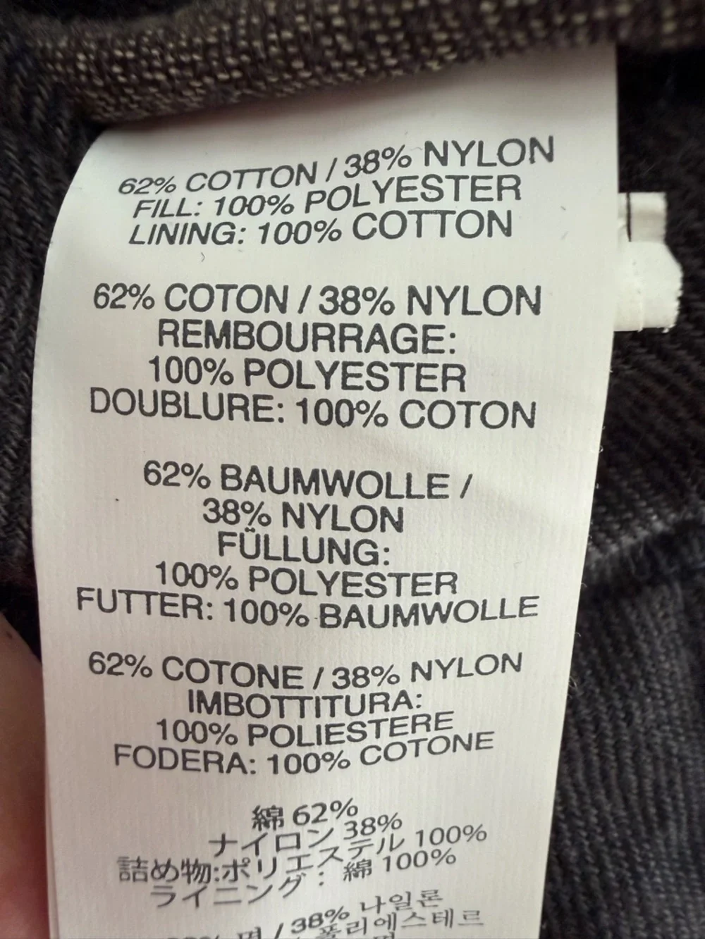 Quilted J Crew Sussex Barn Chore Jacket Sz XL Navy - Picture 10 of 10